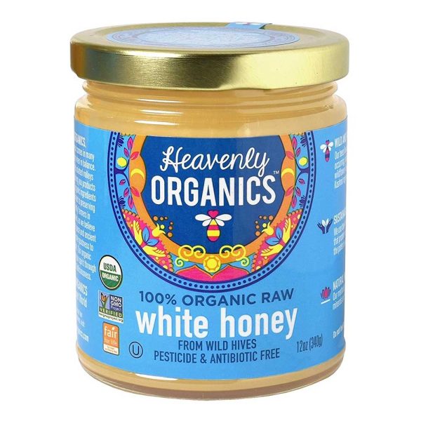 Mật ong trắng hữu cơ Heavenly Organics 340g