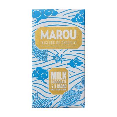 Marou: Sô cô la sữa 48% cacao - Thanh 80g