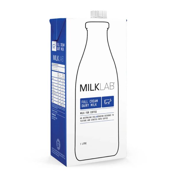 MilkLab: Sữa tiệt trùng nguyên kem không đường 1L