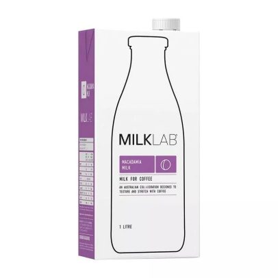 MilkLab: Sữa hạt macca ít đường 1L
