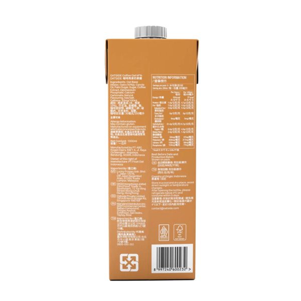 Oatside Coffee Oat Latte 1L